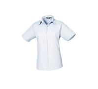 Premier chemisier à manches courtes pour femmes poplin pr302-formel workwear (B)