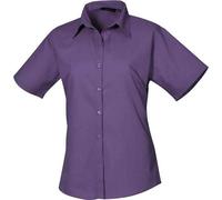 Premier - Chemisier femme manches courtes PC5624 (48 FR) (Violet)