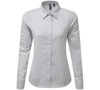 Premier - Chemisier MAXTON - Femme (L) (Argenté/Blanc)