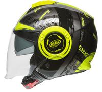 Premier Cool RD, casque à réaction S Noir/Gris/Jaune Néon Noir/Gris/Jaune Néon