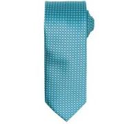 Premier - Cravate à motif pied de poule - Homme (Taille unique) (Turquoise) - UTRW5239 Turquoise G