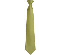 Premier - Cravate "Colours Fashion" à pincer pour homme/femme unie PC6753 (taille unique) (Vert gazon)