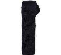 Premier - Cravate effet tricot - Homme (Lot de 2) (Taille unique) (Noir) - UTRW6946 Noir G
