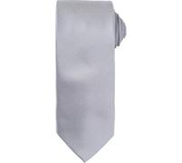 Premier - cravate homme/femme unie PC5860 (taille unique) (Argent)