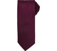 Premier - Cravate homme/femme unie PC5860 (taille unique) (Aubergine)