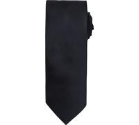 Premier - cravate homme/femme unie PC5860 (taille unique) (Noir)