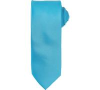 Premier - cravate homme/femme unie PC5860 (taille unique) (Turquoise)