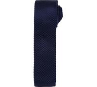 Premier - Cravate homme/femme unie PC5868 (taille unique) (Bleu marine)