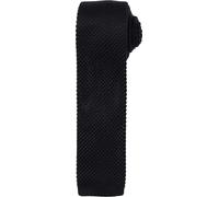Premier - cravate homme/femme unie PC5868 (taille unique) (Noir)