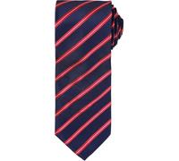 Premier - Cravate pour homme PC6126 (taille unique) (Bleu marine/Rouge)