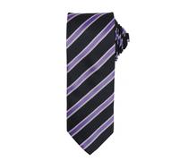 Premier - Cravate rayée et gaufrée - Homme (Lot de 2) (RW6950)