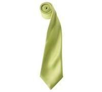 Cravate en satin Premier pour homme, unie (2 pièces/paquet) RW6934 (taille unique) (citron vert)
