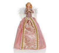 Premier Décoration de sapin de Noël en forme d'ange en prière Or rose