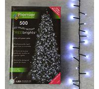 Premier Decorations Lot de 500 lampes de Noël pour sapin de 1,5 m Blanc 12,5 m