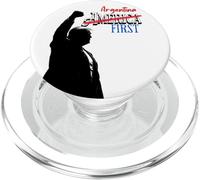 Premier Design Politique Argentin avec Silhouette de Poing surélevé PopSockets PopGrip pour MagSafe