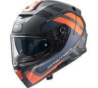 Premier Devil FZ, casque intégral L Mat Gris Foncé/Orange/Bleu Foncé/Noir Mat Gris Foncé/Orange/Bleu Foncé/Noir