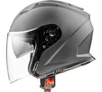 Premier Dokker, casque à jet XL Matt-Gris Foncé Matt-Gris Foncé