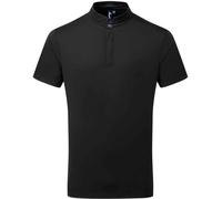 Premier - "Essential" tablier de cuisine pour homme à manches courtes PC7698 (S) (Noir)