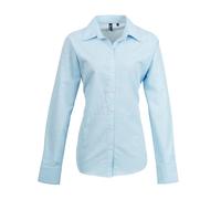 Premier femme signature oxford chemise à manches longues pr334 - un usage formel