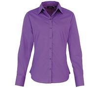 Premier Fitness Poplin Long Sleeve Blouse, Violet (Violet), 42 Femme