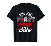 Premier Grade Pit Crew Back to School Race Car Racing Lover T-Shirt Graphique avec Valeur, Homme, Noir, XL