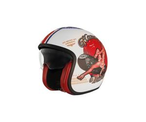 Premier Helmets Casque Ouvert Vintage,PIN UP8 BM,M