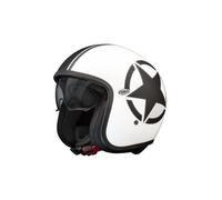 Premier Vintage Star, casque ouvert M Mat Blanc/Noir Mat Blanc/Noir