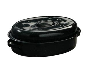 Premier Housewares 0104142 Cocotte en Email Noir