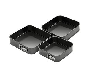 Premier Housewares 0104267 Set de 3 Moules à Charnière Anti-Adhésifs