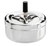 Premier Housewares Cendrier avec Poussoir/ Grand Cendrier Rotatif/ Taille L/