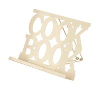 Premier Housewares 0508384 Support de Livre de Cuisine en Émail Crème