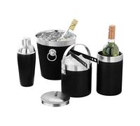 Premier Housewares 0508696 Broyeur à Champagne en Acier Inoxydable Émail Noir