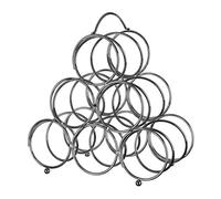 Premier Housewares 0509485 Casier à Vin pour 6 Bouteilles Chromé