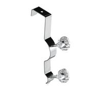 Premier Housewares 0509688 Crochet de Porte Double en Forme de Diamant Transparent