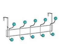Premier Housewares 0509732 Portemanteau à Suspendre avec 10 Crochets + Boules Plastique Turquoise
