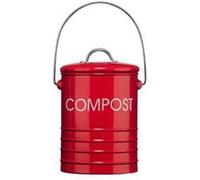 Premier Housewares 0510018 Bac À Compost Avec Poignée Rouge G