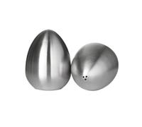 Premier Housewares 0511193 Ensemble Poivre et Sel en Forme d'Œuf en Acier Inoxydable