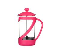 Premier Housewares 0602445 Cafetière Kenya pour 4 Tasses Plastique Rose Vif 400 ML + Insert en Verre Résistant à la Chaleur