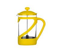 Premier Housewares 0602454 Cafetière Kenya pour 6 Tasses Plastique Jaune 850 ML + Insert en Verre Résistant à la Chaleur