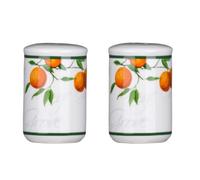 Premier Housewares 0722442 Ensemble Sel et Poivre Orangeraie en Porcelaine