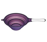 Premier Housewares 0804909 Zing Passoire Pliable en Silicone/Acier Inoxydable Violet