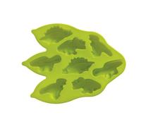 Premier Housewares 0804983 Moule à Muffin 8 Dinosaures en Silicone Vert Lime