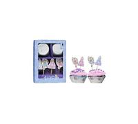 Premier Housewares 0805171 Set de 24 Formes Moule à Muffin I Love UK + 4 Pièces de Forme Assortis