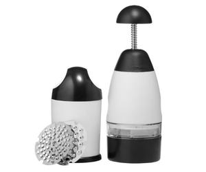 Premier Housewares 0806447 Set de Râpe/Hachoir Noir/Blanc