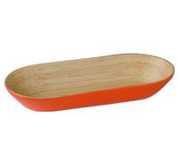 Premier Housewares 1104412 Kyoto Bol Oblong en Bambou Orange