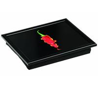 Premier Housewares 1207894 Plateau Repas avec Coussin Piment en Flammes