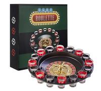 Premier Housewares 1404607 Jeu de Roulette à Boire 16 Verres à Shot