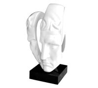 Premier Housewares 1410590 Sculpture en Polyrésine Blanc Brillant
