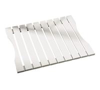Premier Housewares Caillebotis de salle de bain Bois Blanc