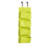 Premier Housewares 1901116 Étagère de Rangement de Porte 4 Niveaux en Polyester Vert